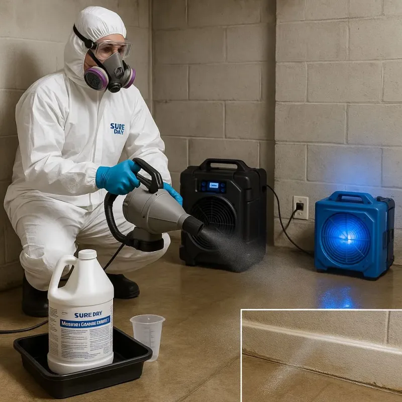Sanitization and Odor Removal process in New Albany, IN