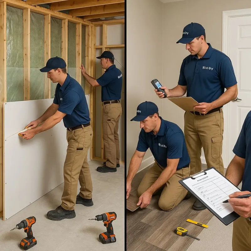 Repairs and Reconstruction process in New Albany, IN