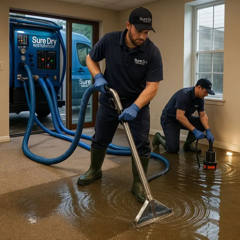Water Extraction and Removal process in New Albany, IN